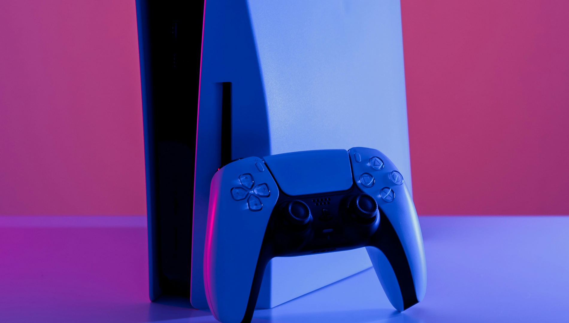 PS5 console connected to a 120Hz gaming display