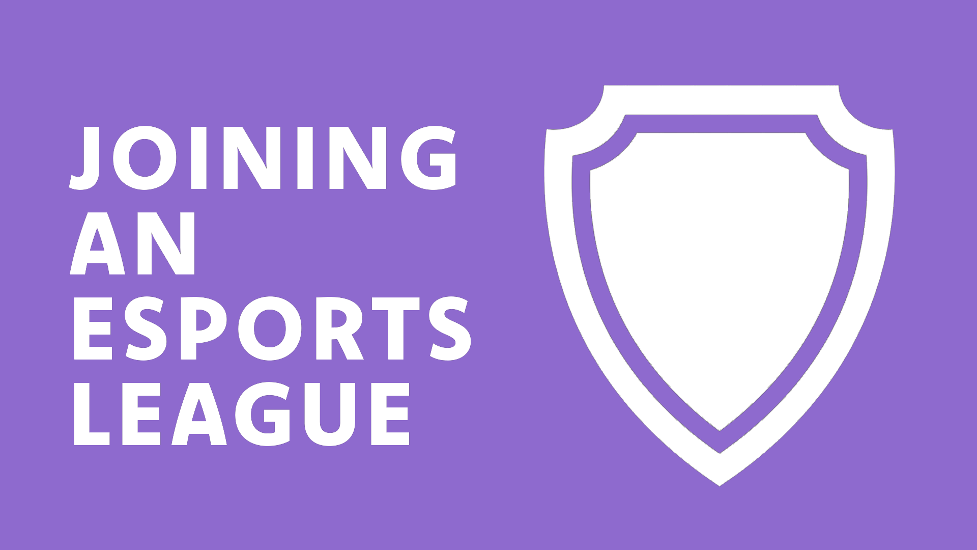 How to Join an Esports League